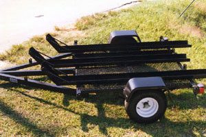 Tripple Rail Motorcycle Trailer