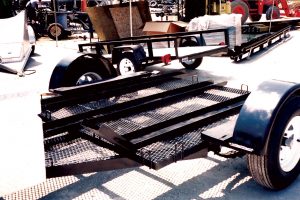 Triple Rail Motorcycle Trailer